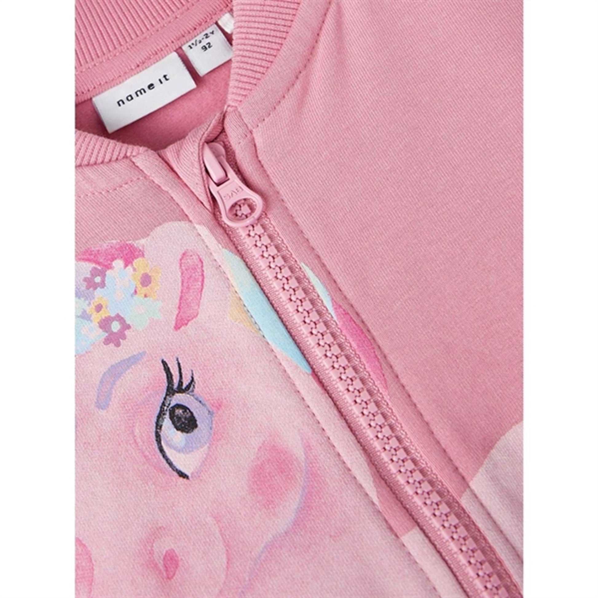 Name it Orchid Smoke Blakely Sweat Cardigan