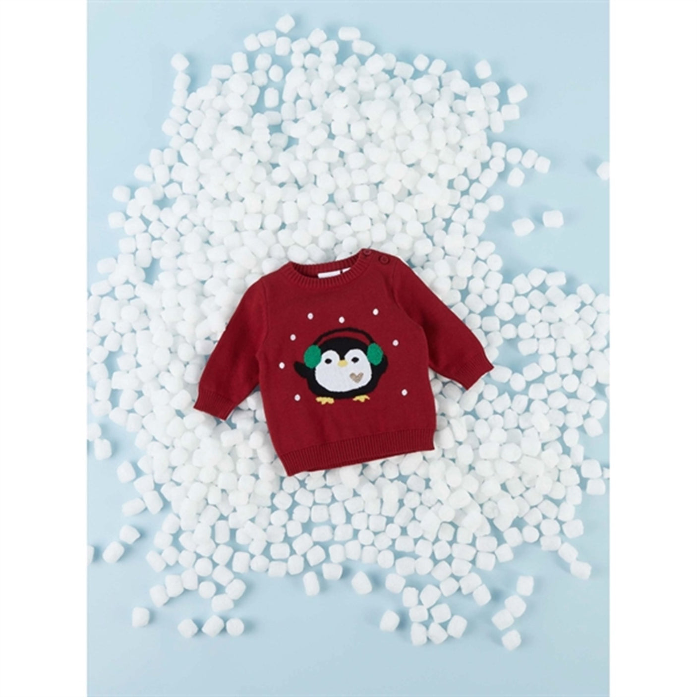 Name it Jester Red Radeer Knit Sweater