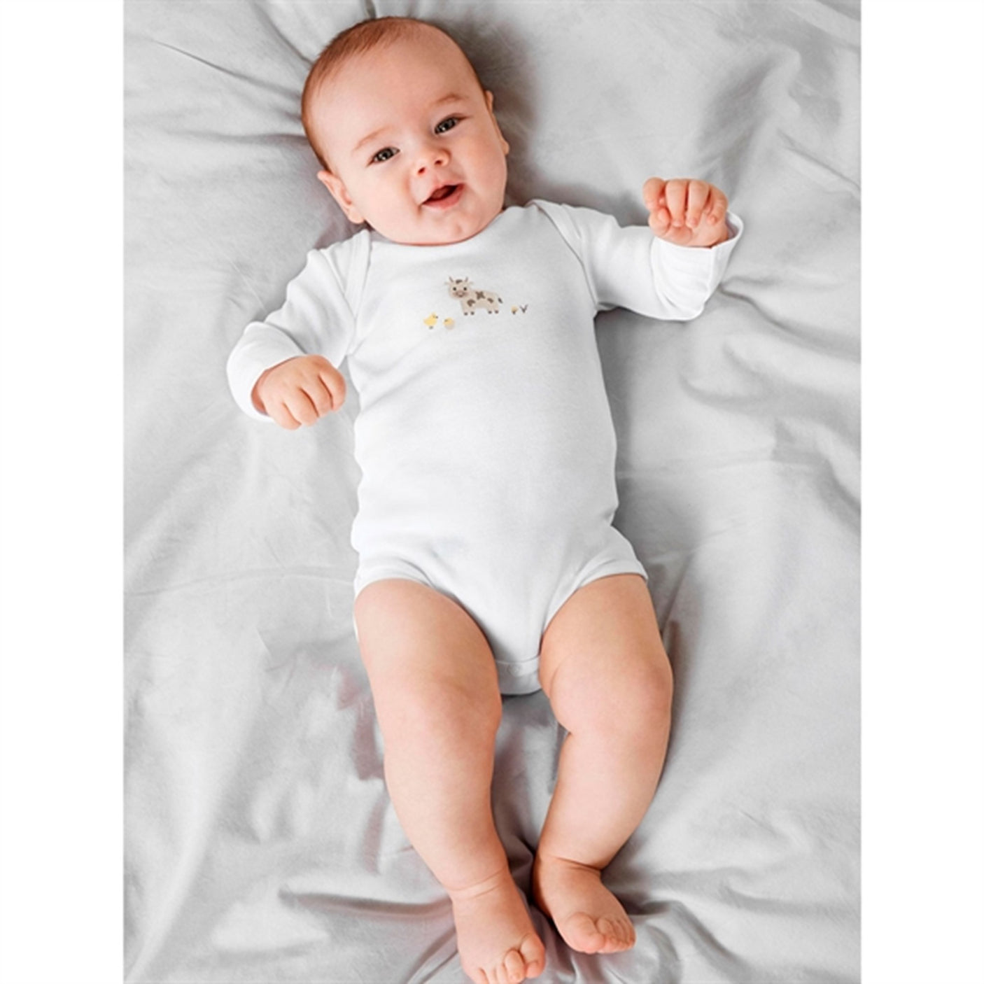 Name it Bright White Farm Animals Body 2-pack noos