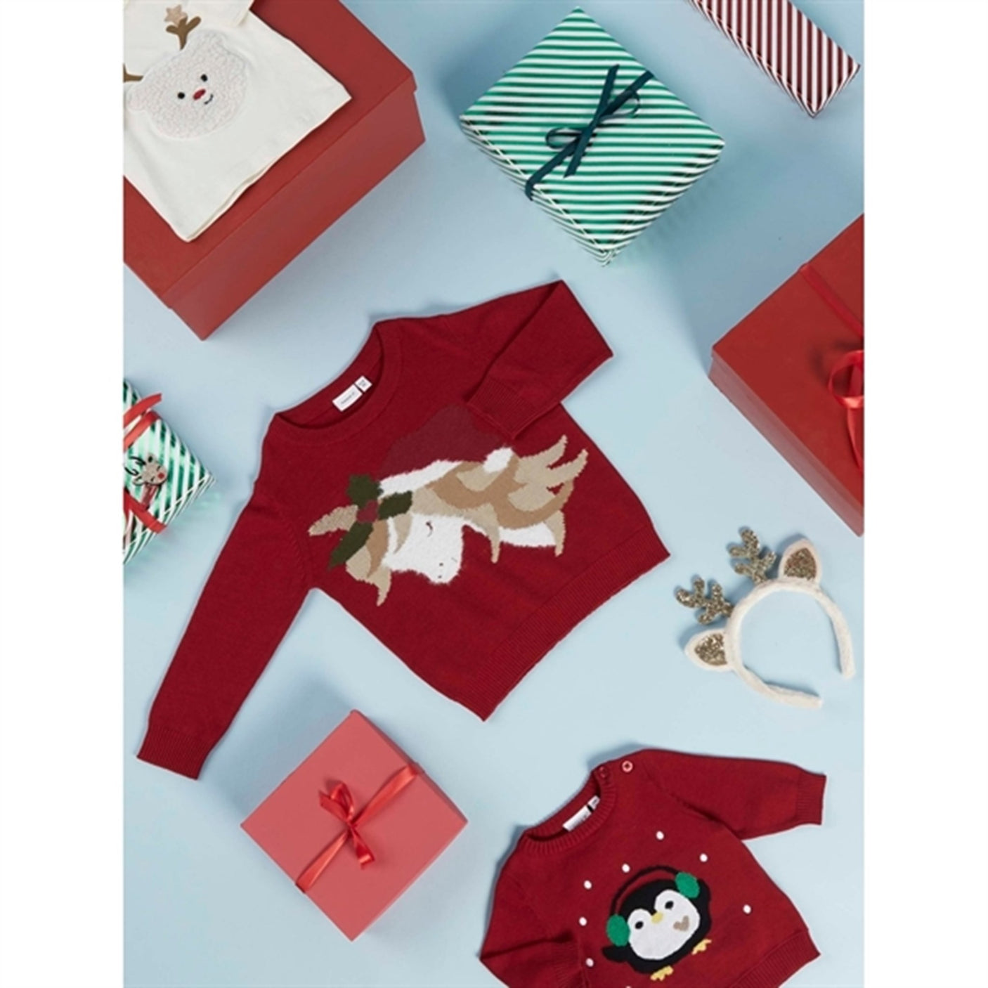 Name it Jester Red Roullo Knit Sweater