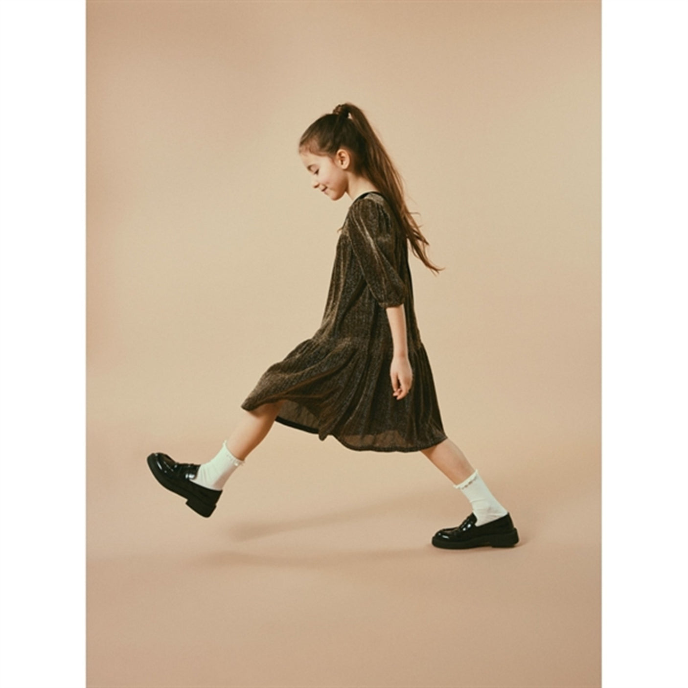 Name it Gold Colour Risilk Dress