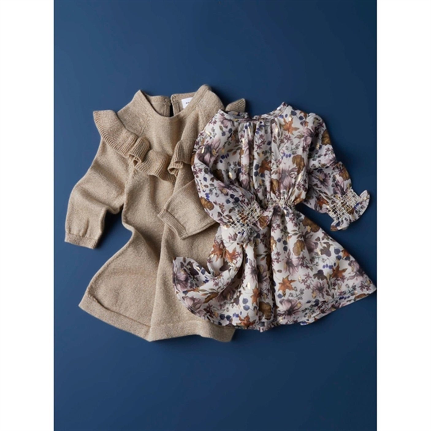 Name it Oxford Tan Resine Knit Dress