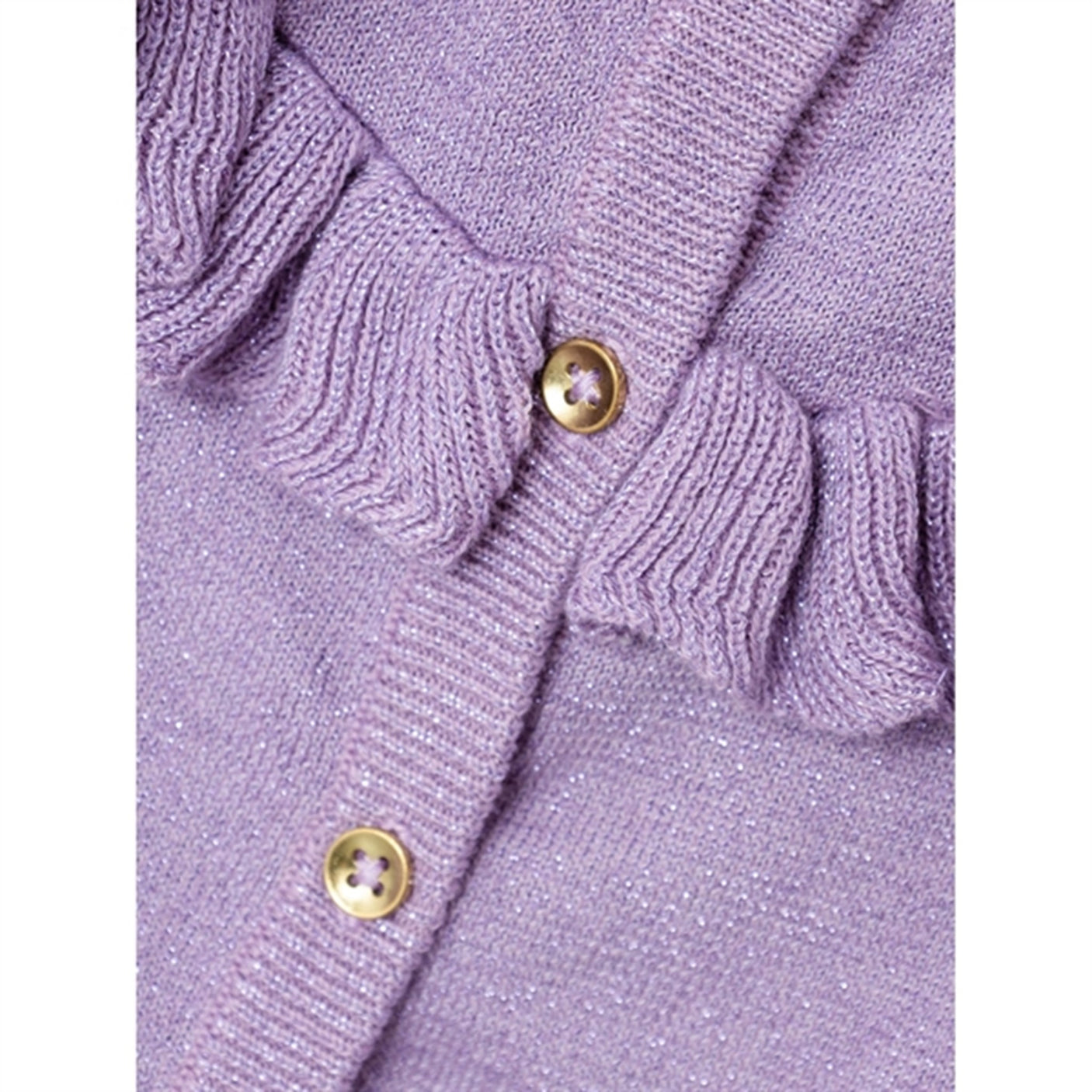 Name it Lavender Mist Resine Knit Cardigan
