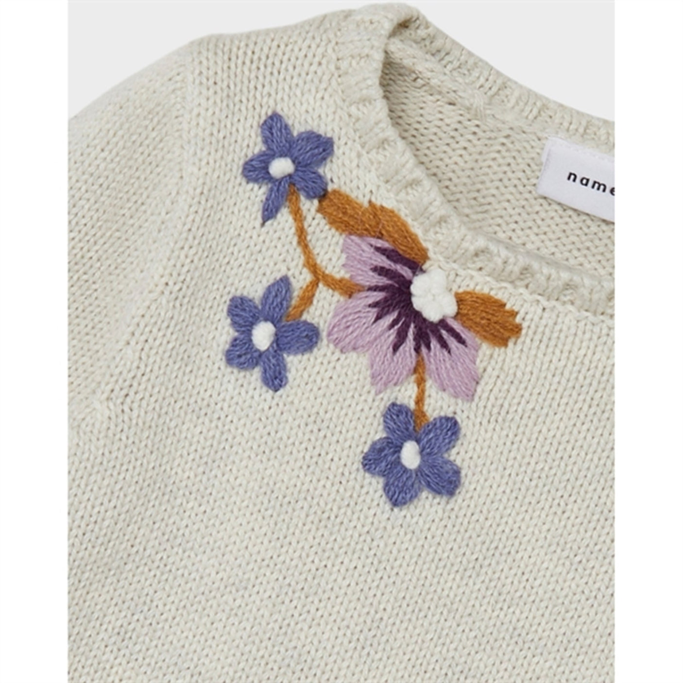 Name it Peyote Melange Salli Knit Blouse