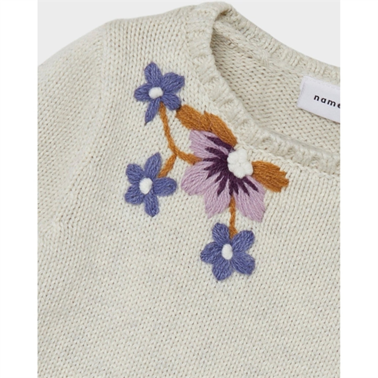 Name it Peyote Melange Salli Knit Blouse