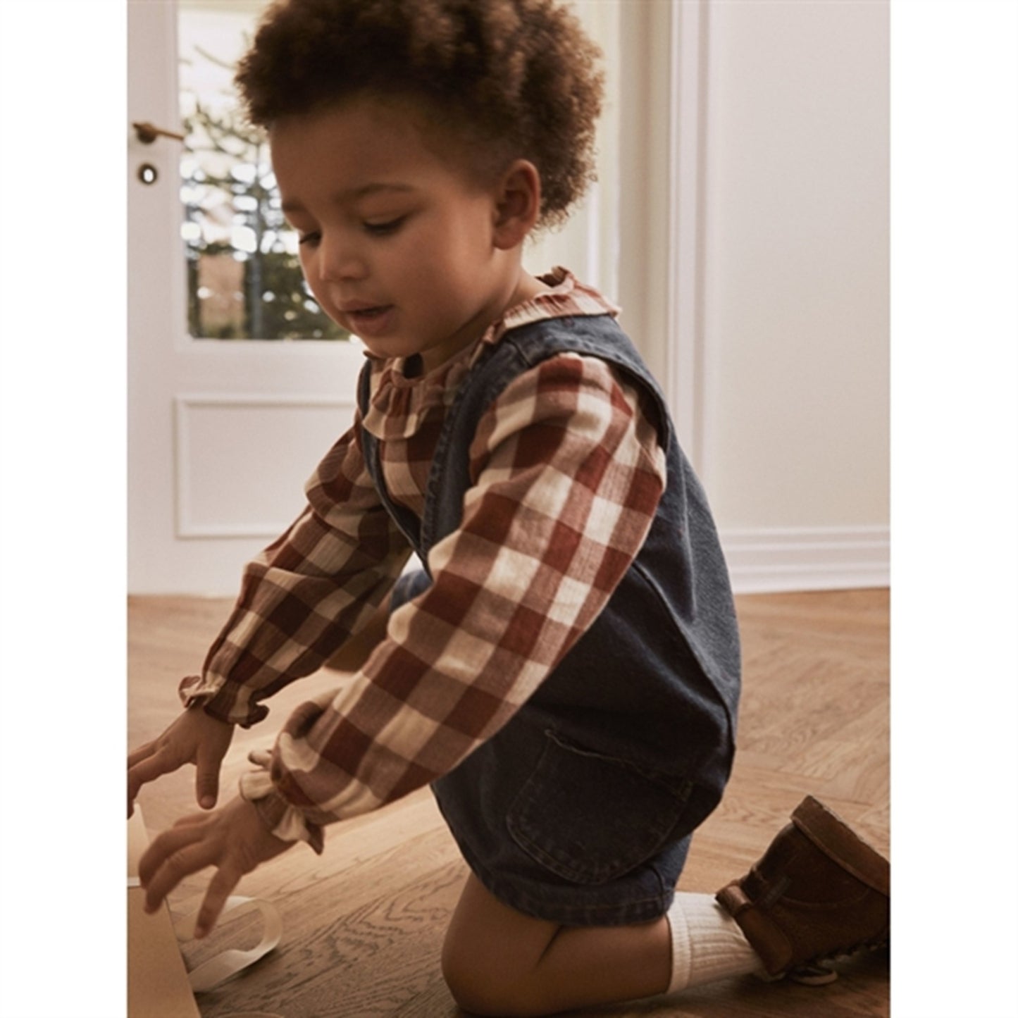 Lil'Atelier Medium Blue Denim Rey Denim Spencer Dress