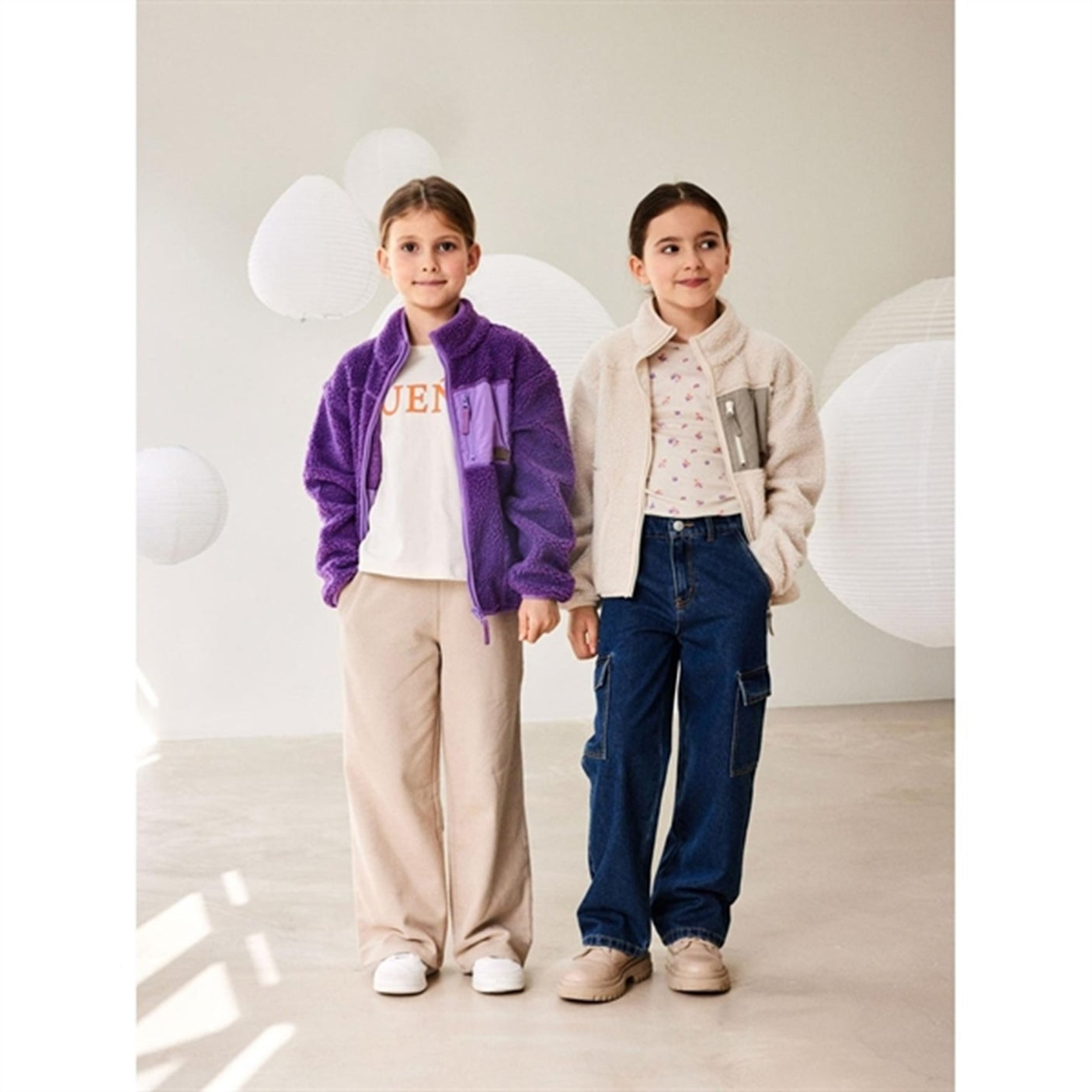Name it Whitecap Gray Magot Teddy Jacket