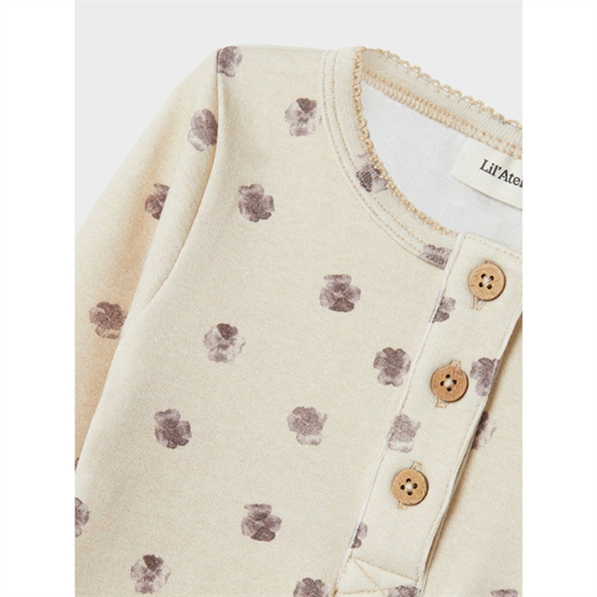 Lil'Atelier Fog Flower Gaya Slim Blouse