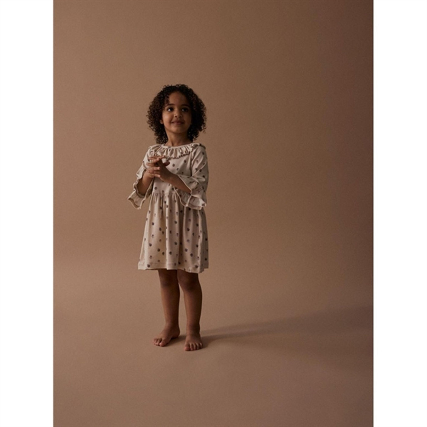 Lil'Atelier Fog Flower Gaya 3/4 Loose Dress