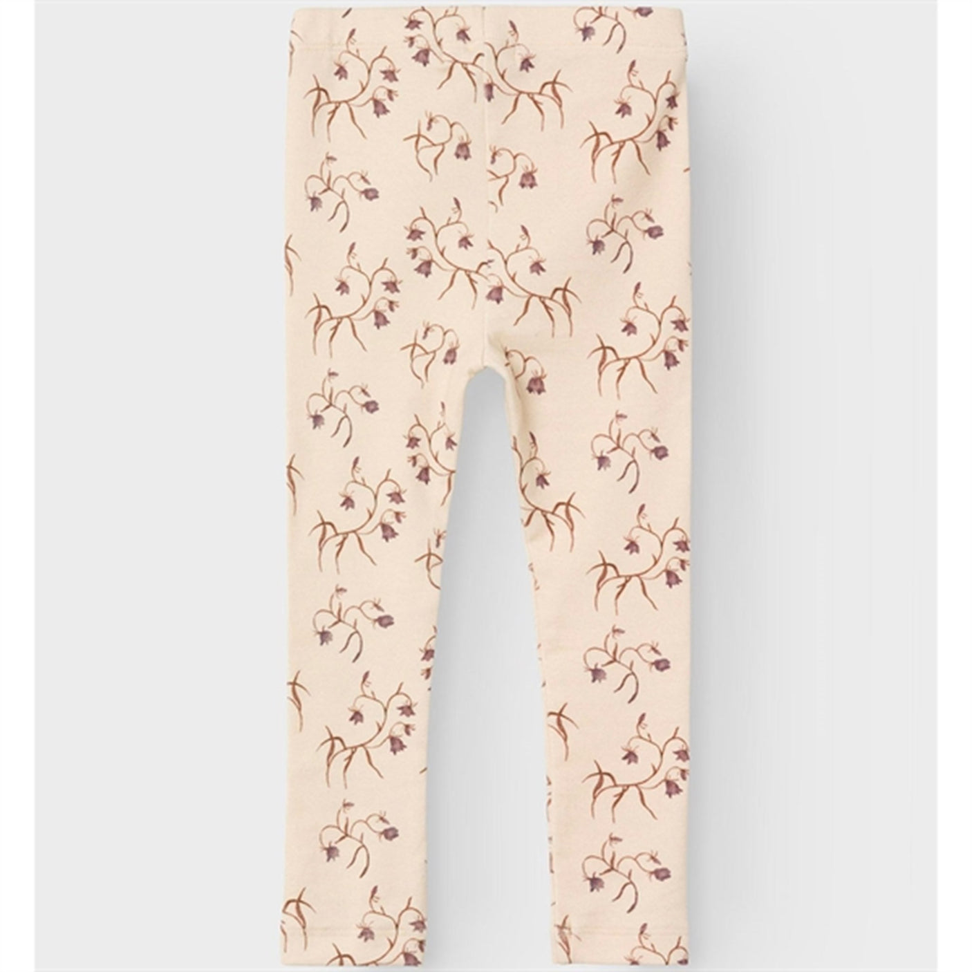 Lil'Atelier Turtledove/Flower Gaya Slim Leggings