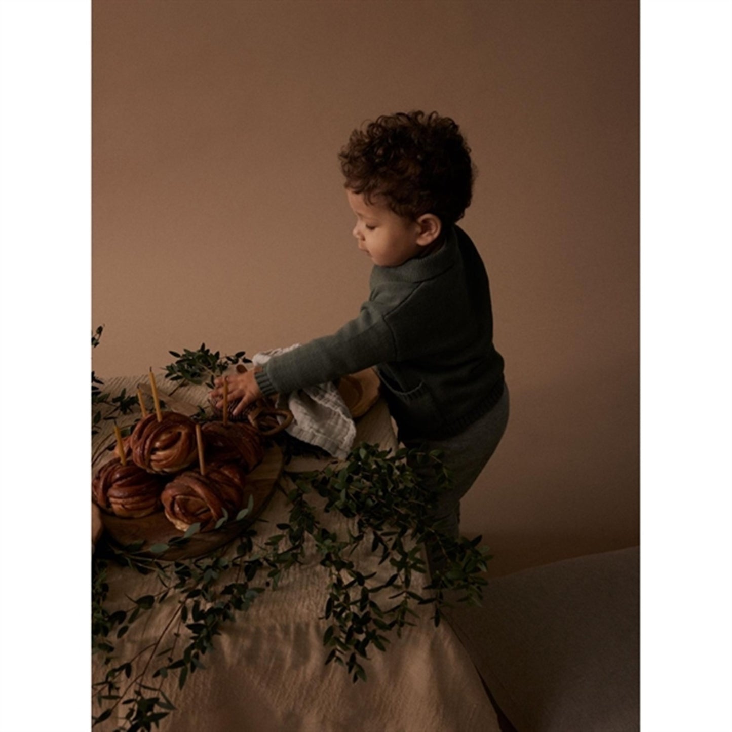 Lil'Atelier Grey Melange Thor Loose Pants