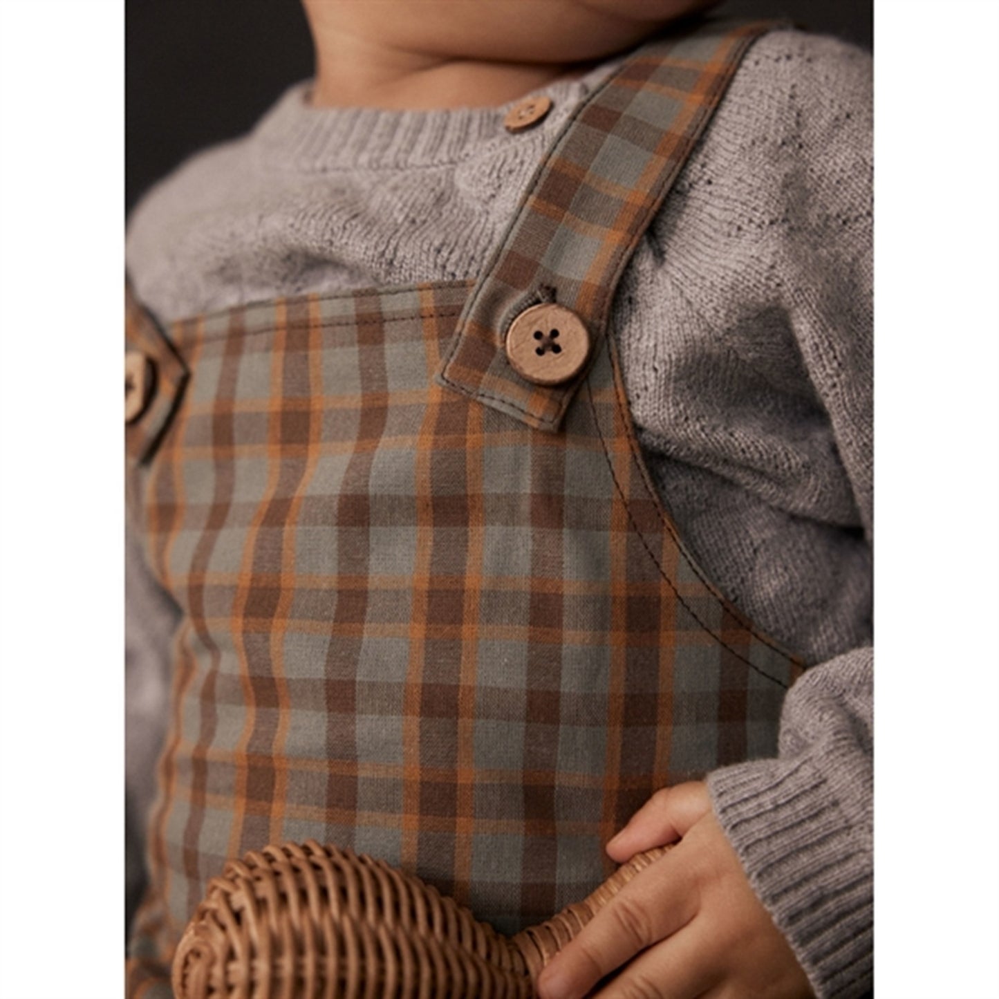 Lil'Atelier Agave Green Teo Loose Overall