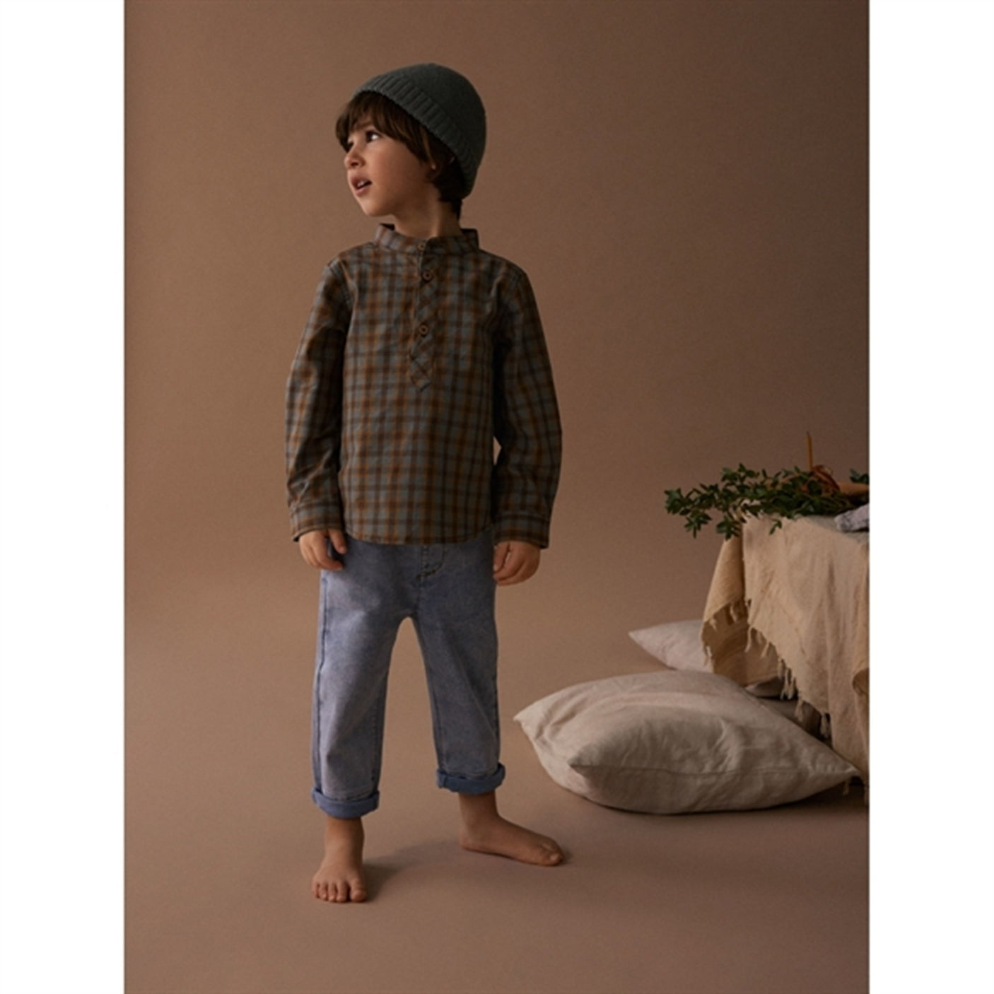 Lil'Atelier Agave Green Teo Loose Shirt