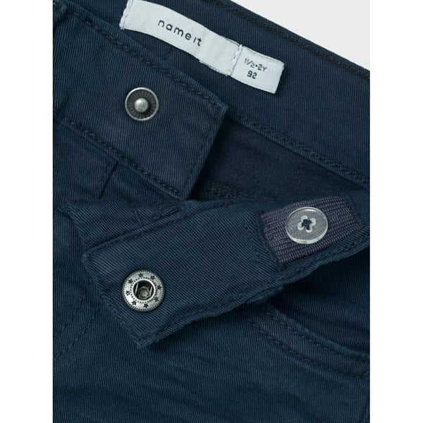 Name it Dark Sapphire Silas Isak Twill Shorts