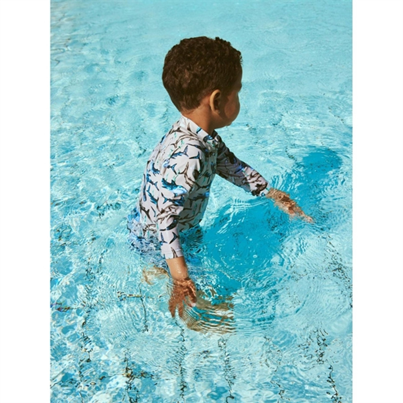 Name it Pure Cashmere Zilo 3/4 UV-onesie