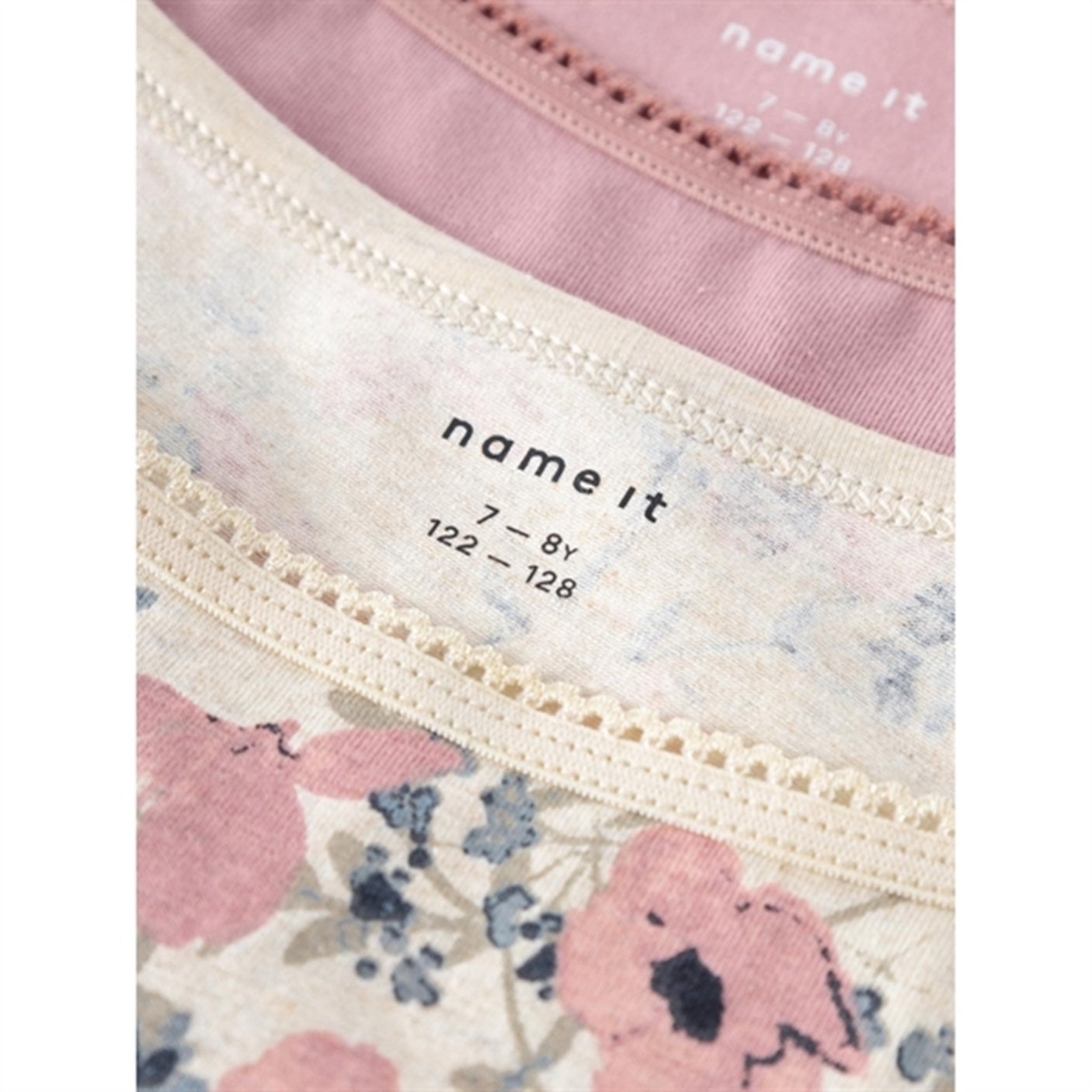 Name it Nostalgia Rose Flower Strap Top 2-pack Noos