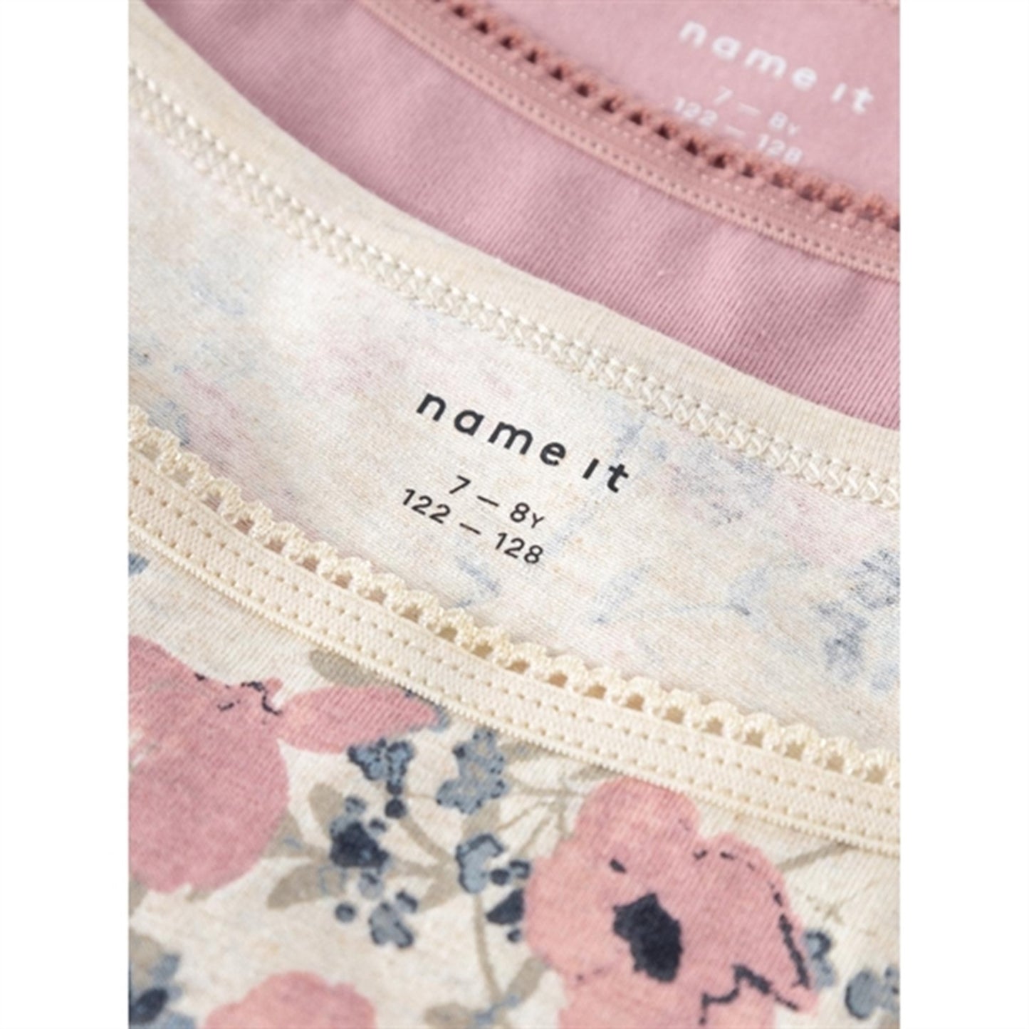 Name it Nostalgia Rose Flower Strap Top 2-pack Noos