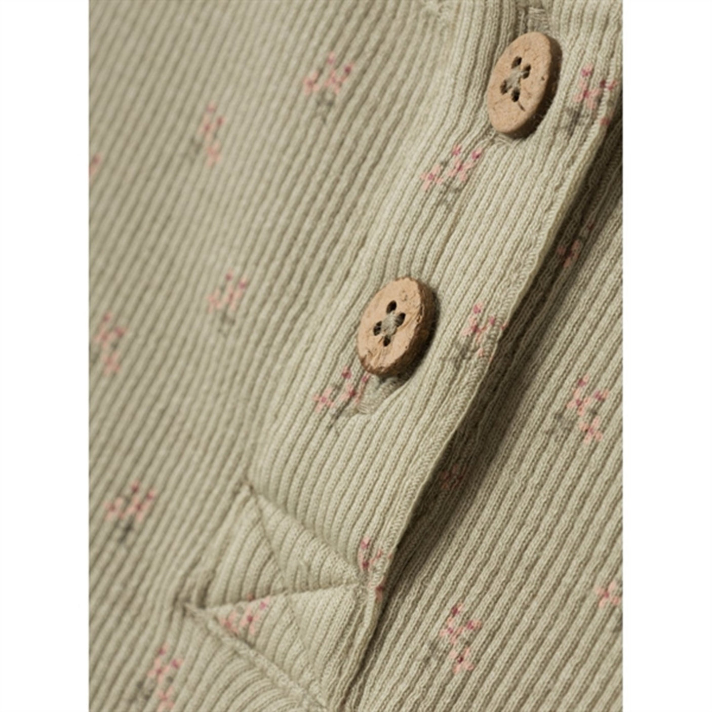 Lil'Atelier Moss Gray Gago Fia Slim Blouse