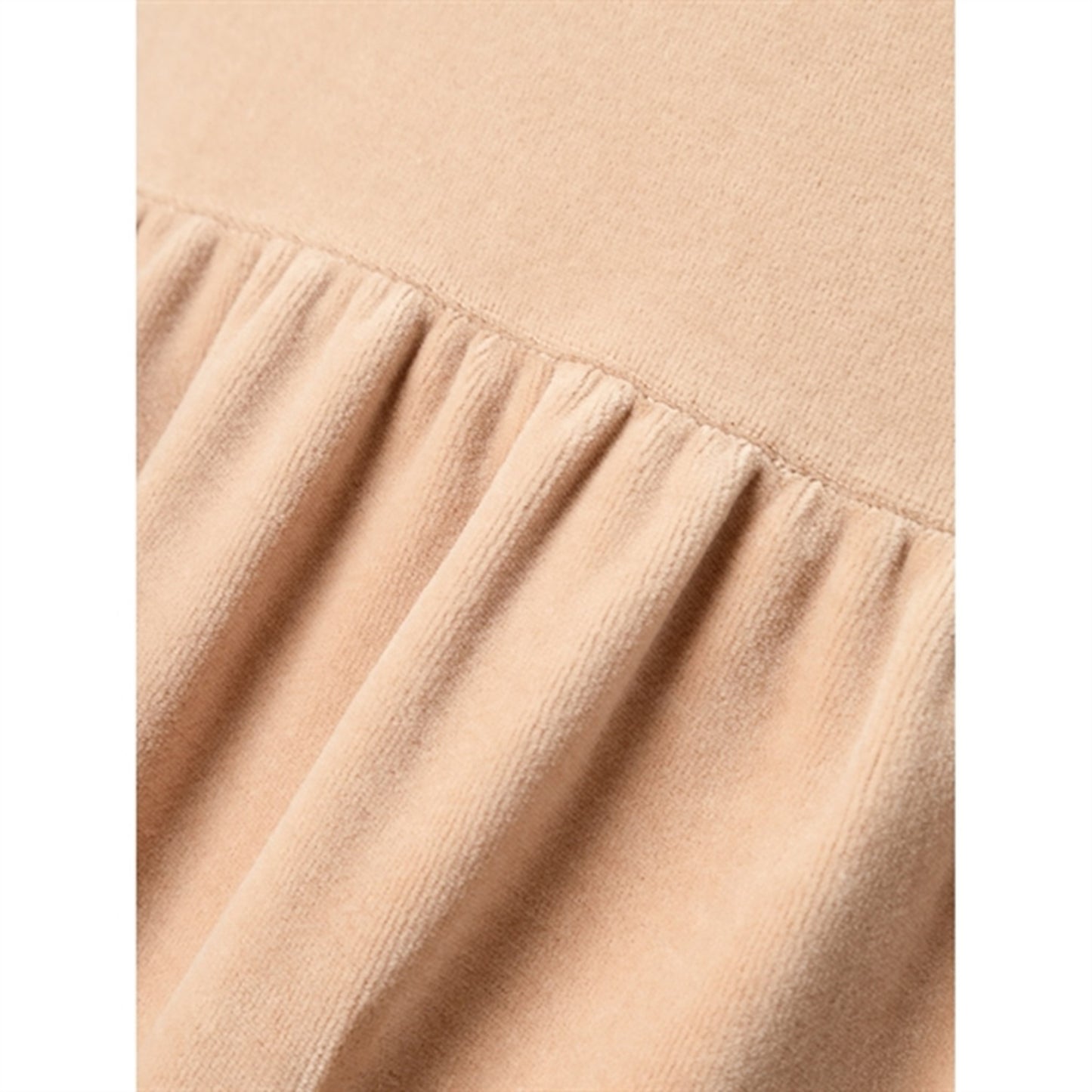 Lil'Atelier Nougat Rimia Velour Sweat Dress