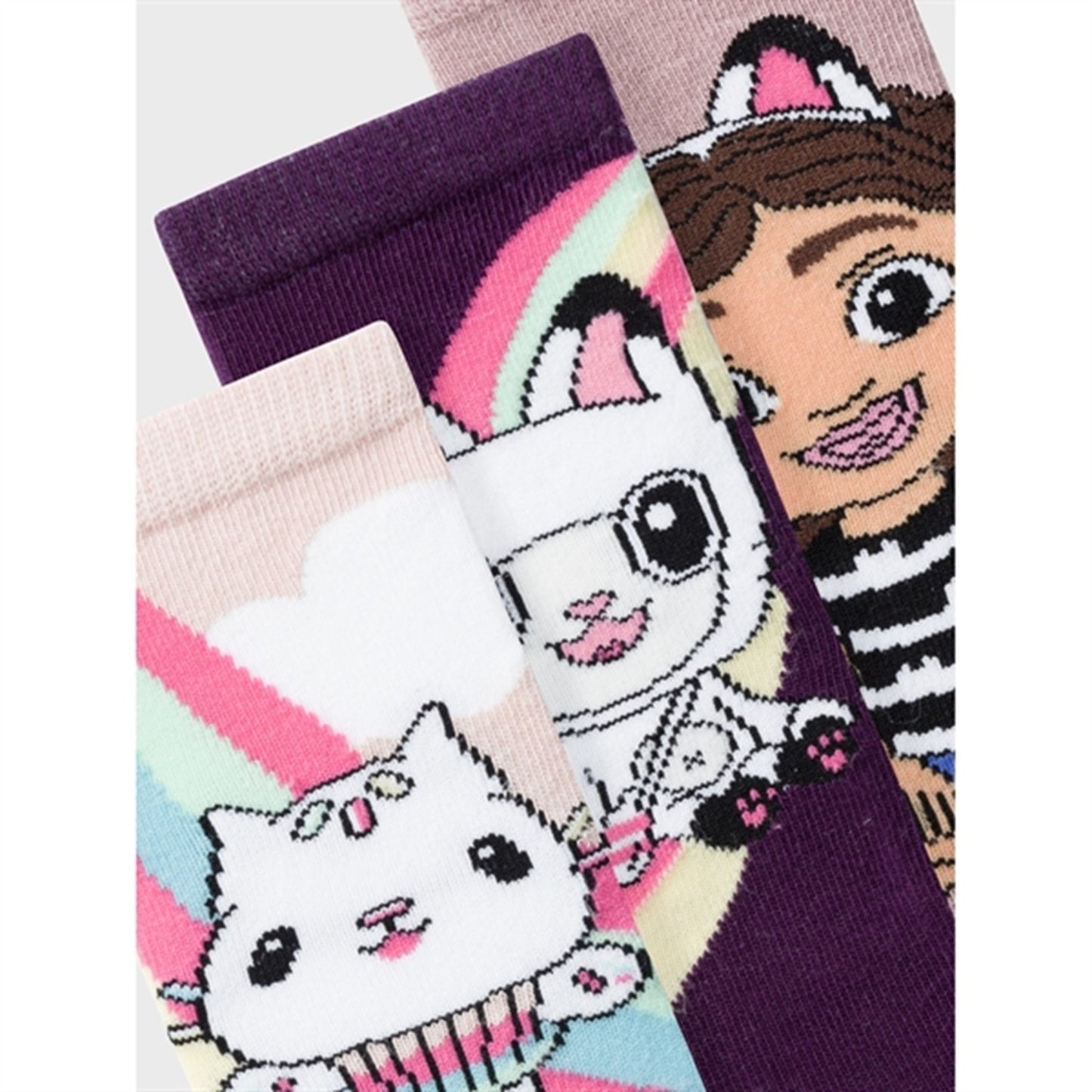 Name it Plum Purple Orra Gabby Socks 3-pack