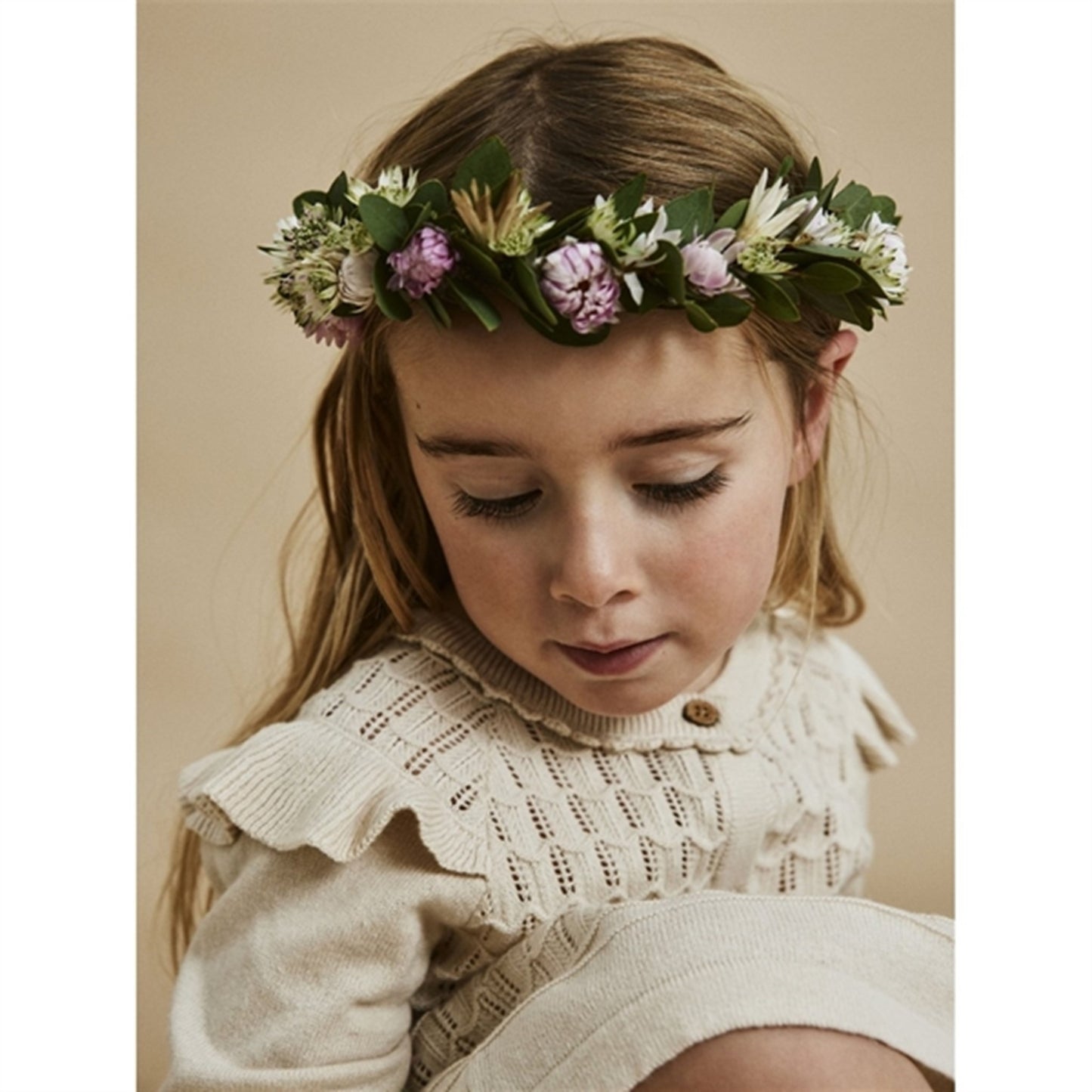 Lil'Atelier Sandshell Fauci Knit Dress