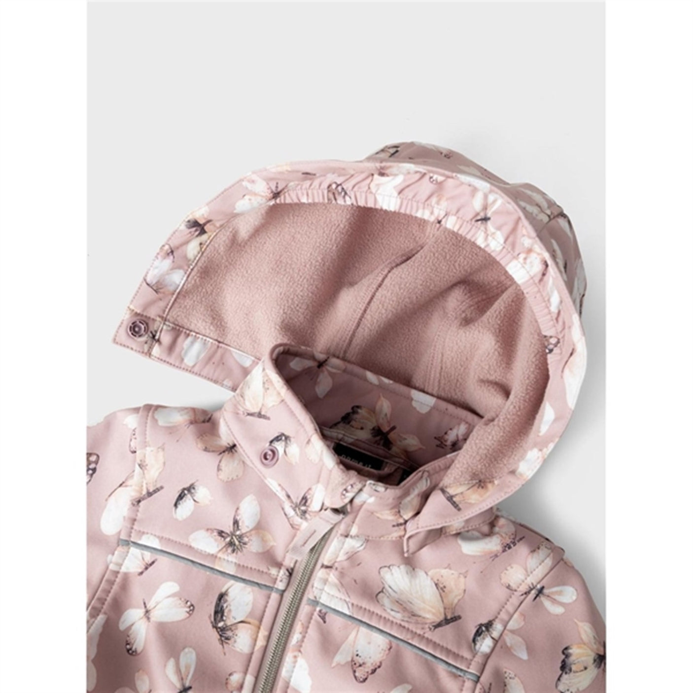 Name it Deauville Mauve Alfa08 Softshell Long Jacket Fly