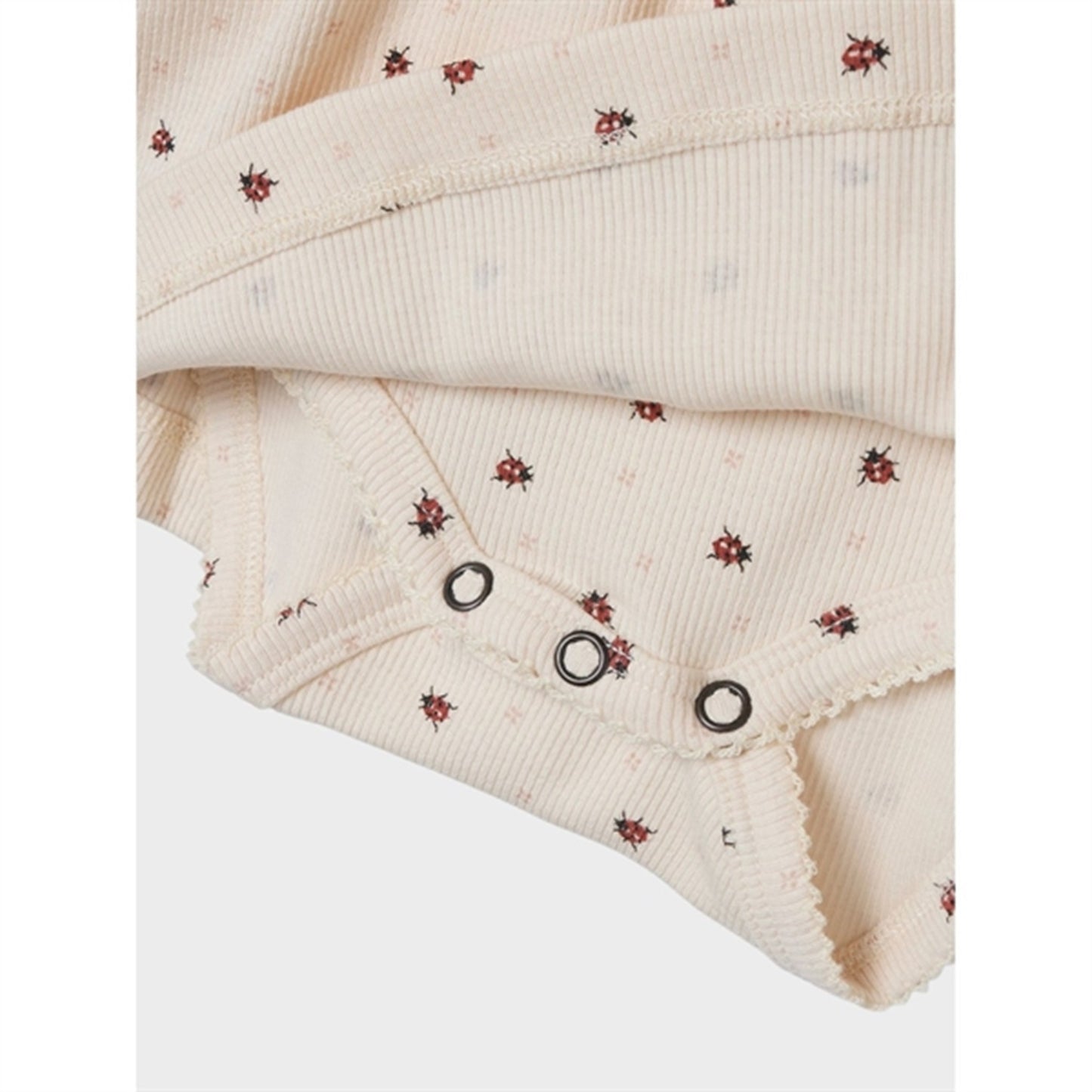 Lil'Atelier Whitecap Gray Ladybug Gago Body Dress