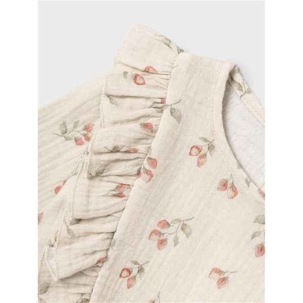 Lil'Atelier Turtledove Strawberry Biba Blouse