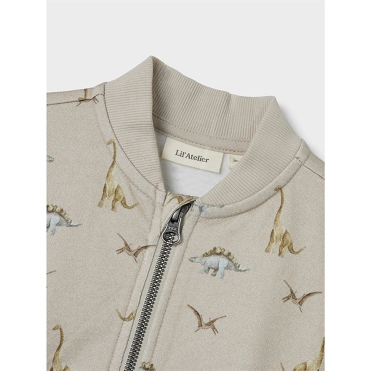 Lil'Atelier Silver Lining Dino Bibo Sweat Cardigan