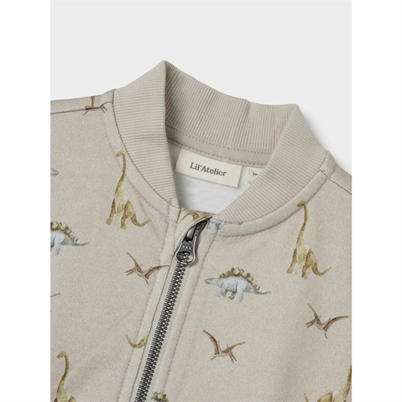 Lil'Atelier Silver Lining Dino Bibo Sweat Cardigan