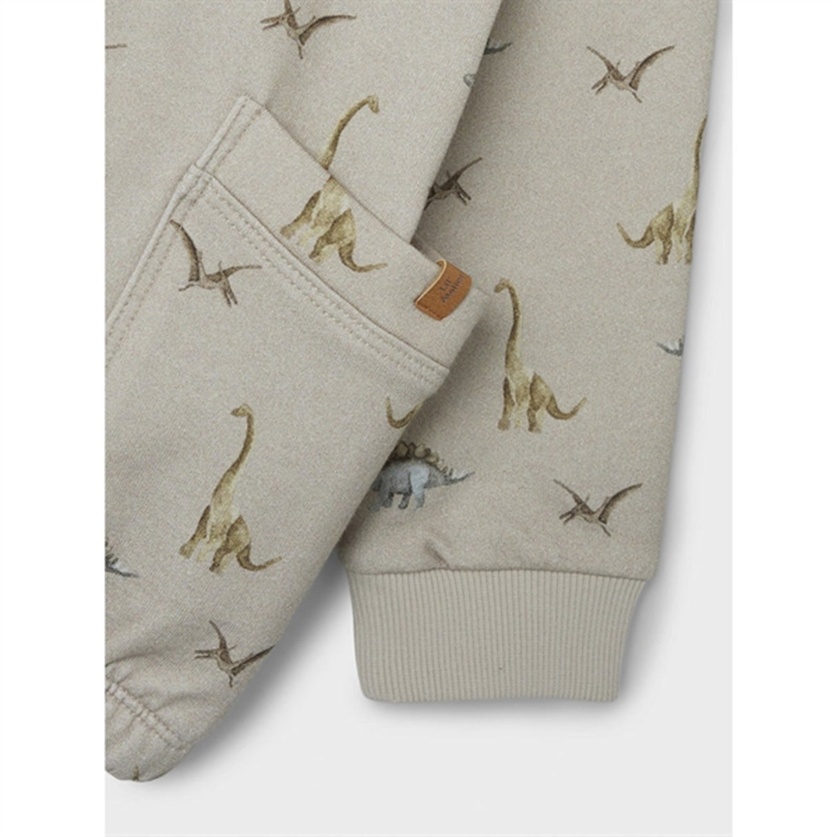 Lil'Atelier Silver Lining Dino Bibo Sweat Cardigan