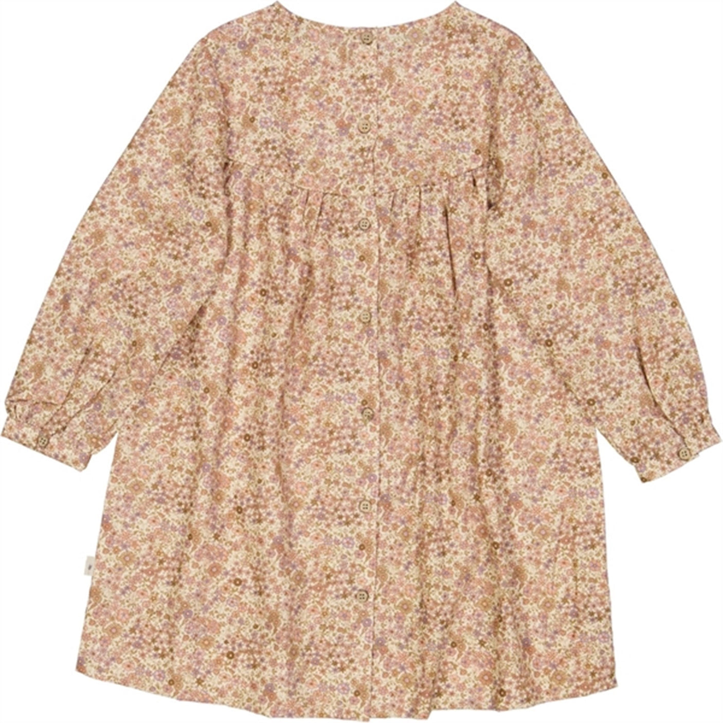 Wheat Clam Flowers Fenja Dress