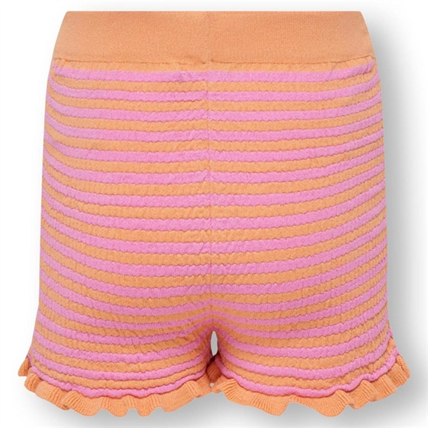 Kids ONLY Orange Chiffon Sally Crepe Shorts