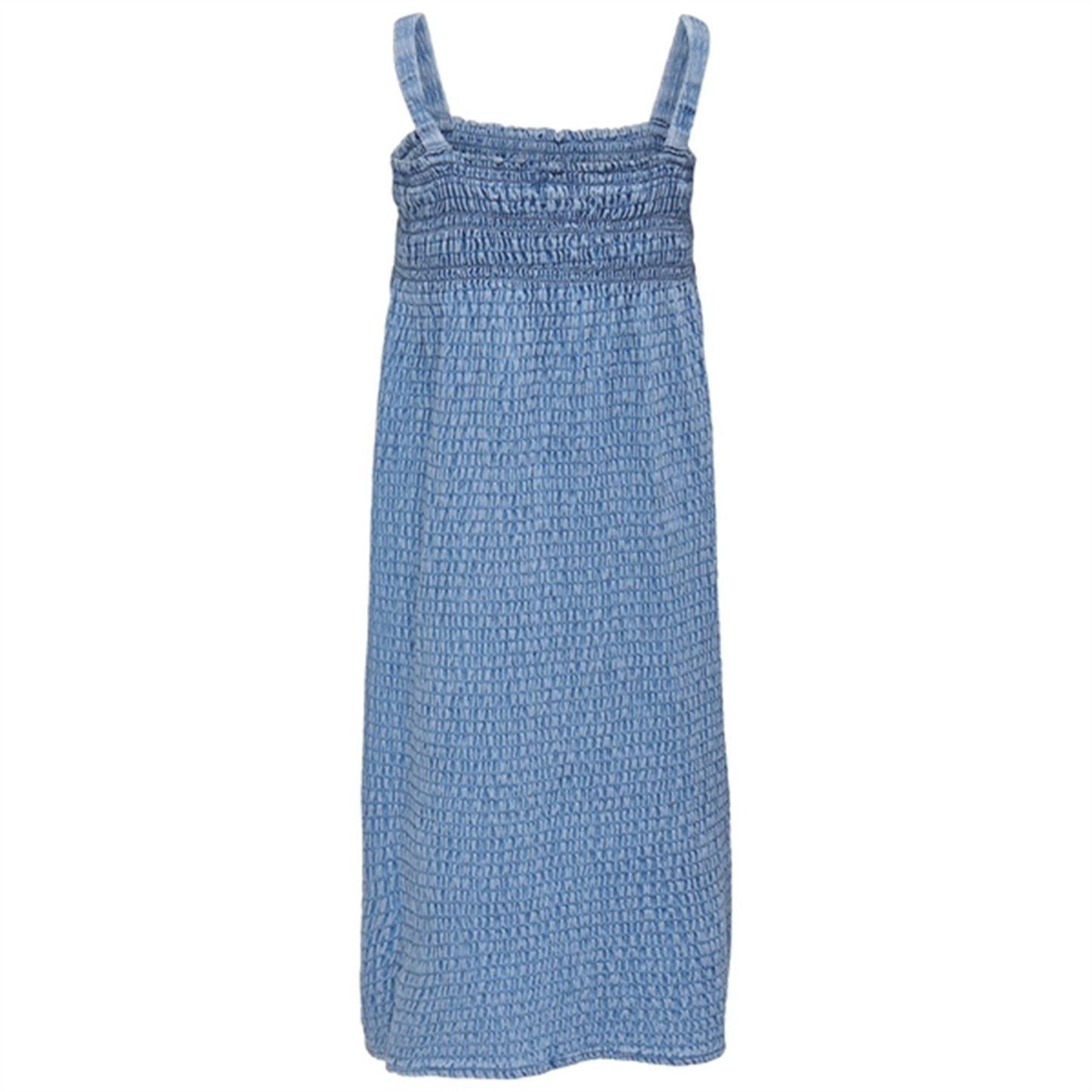Kids ONLY Medium Blue Denim Laurel Vaffle Denim Dress