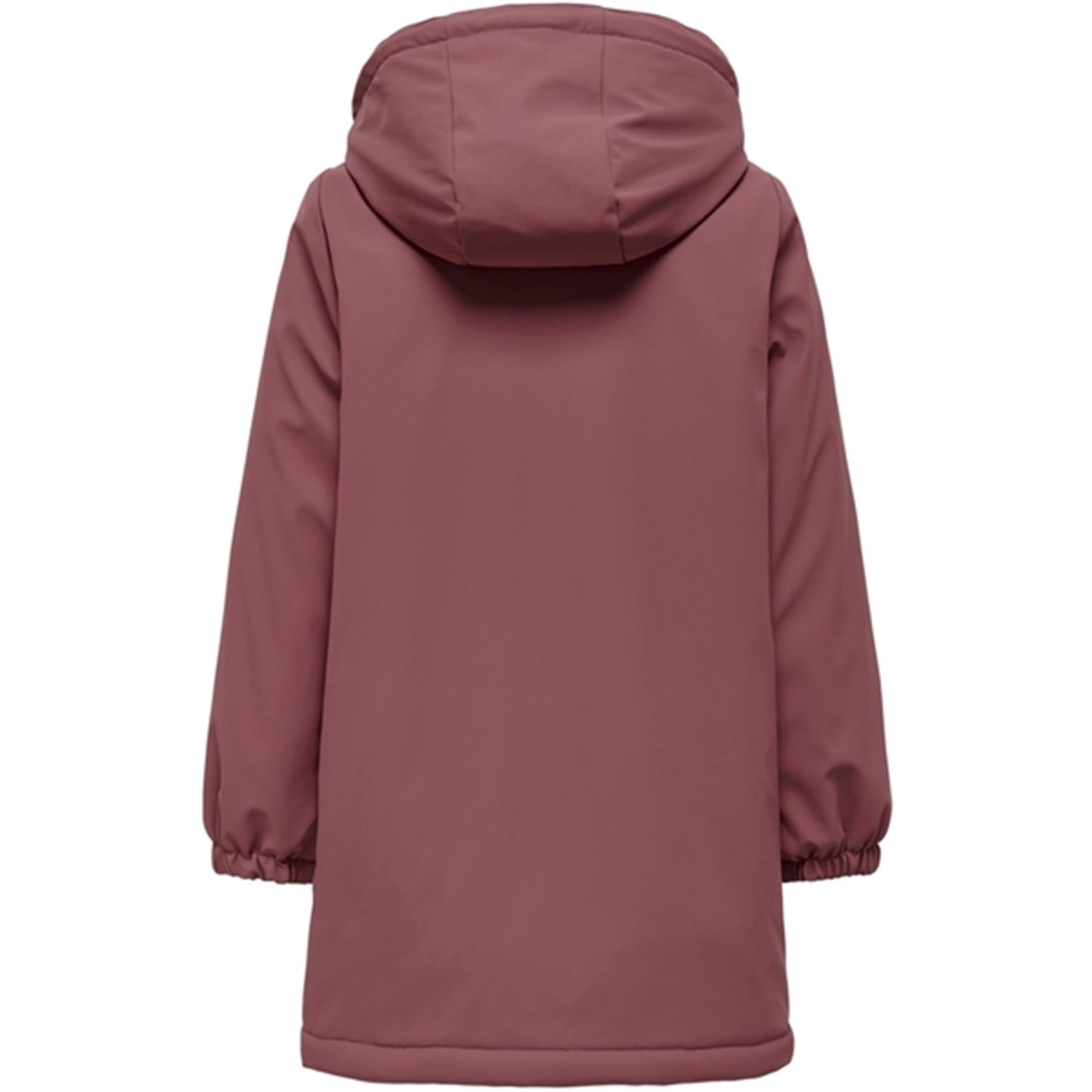 kids only Rose Brown Black Sherpa Newsally Hooded Raincoat