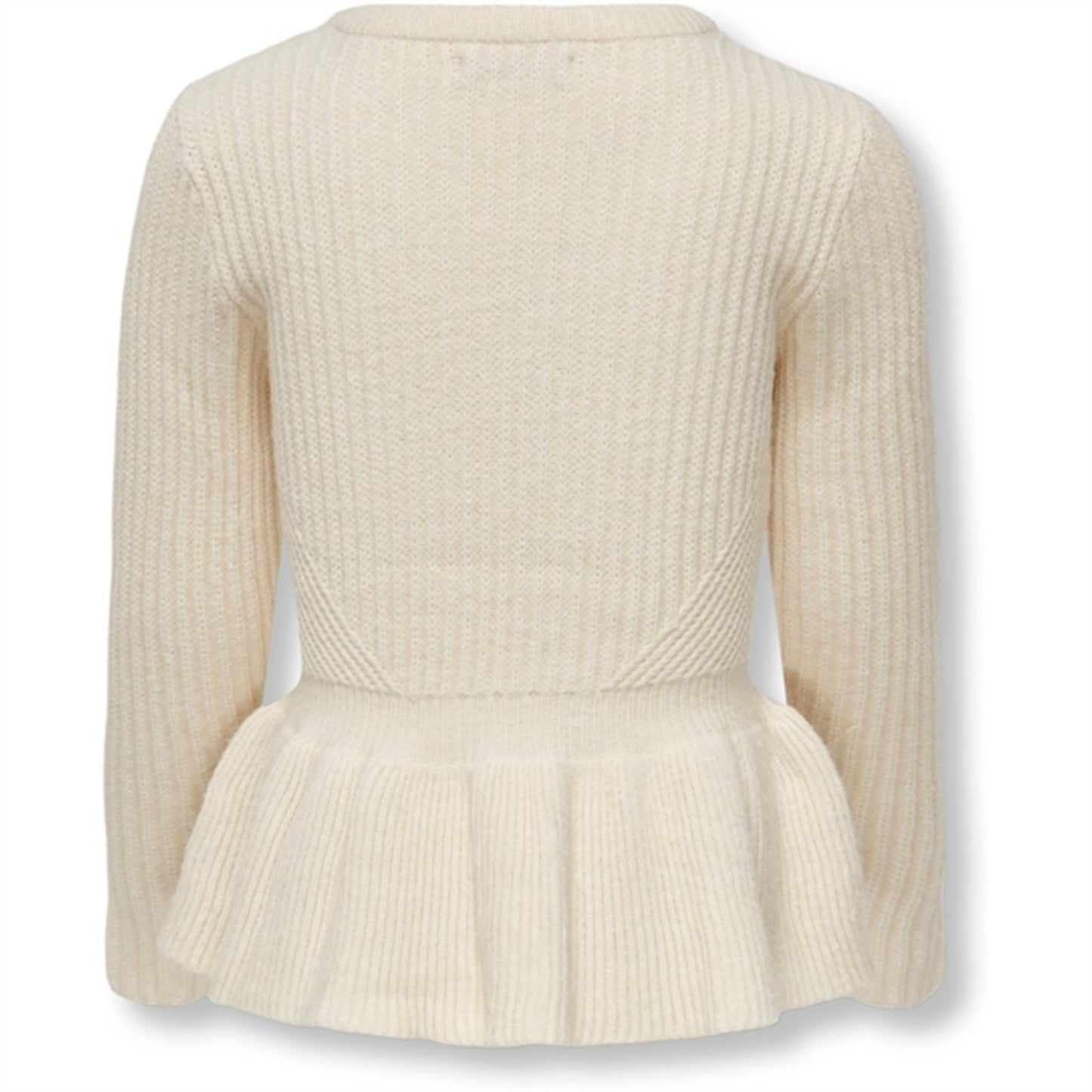 kids only Whitecap Gray Newkatia Peplum Knit Blouse