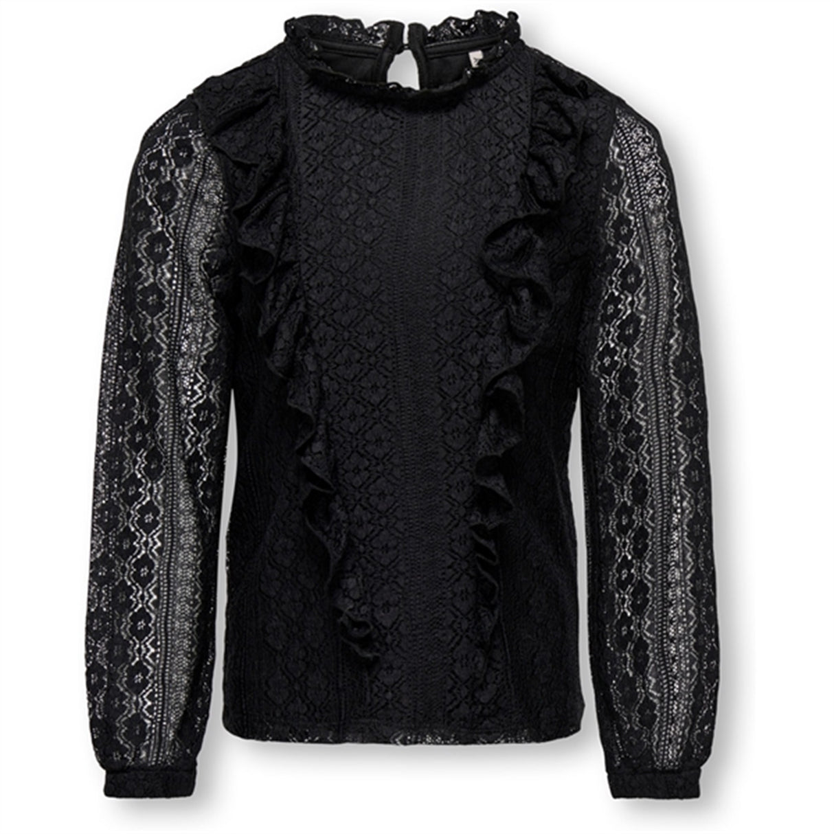 Kids ONLY Black Newaya Frill Lace Blouse