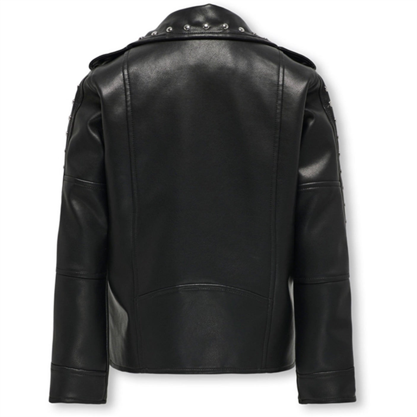 Kids ONLY Black Sia Studded Faux Leather Biker Jacket