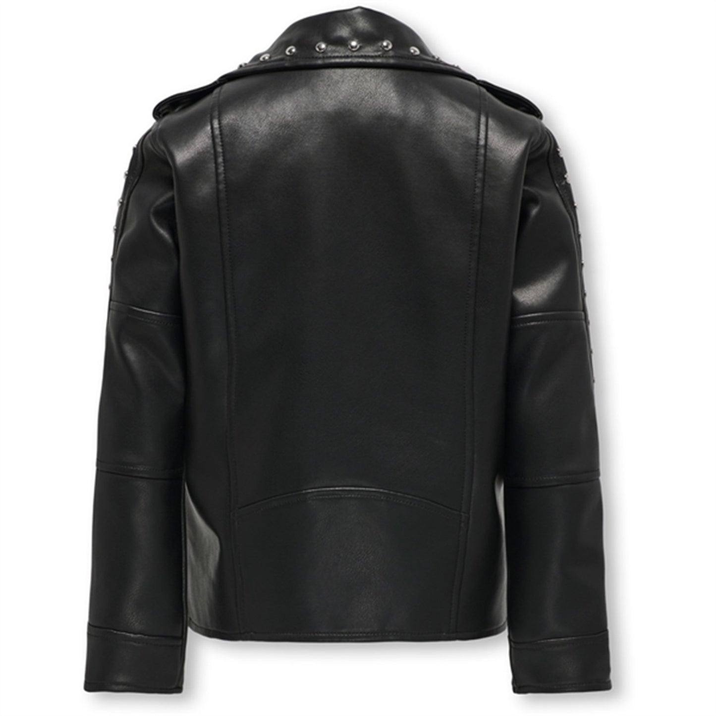 Kids ONLY Black Sia Studded Faux Leather Biker Jacket