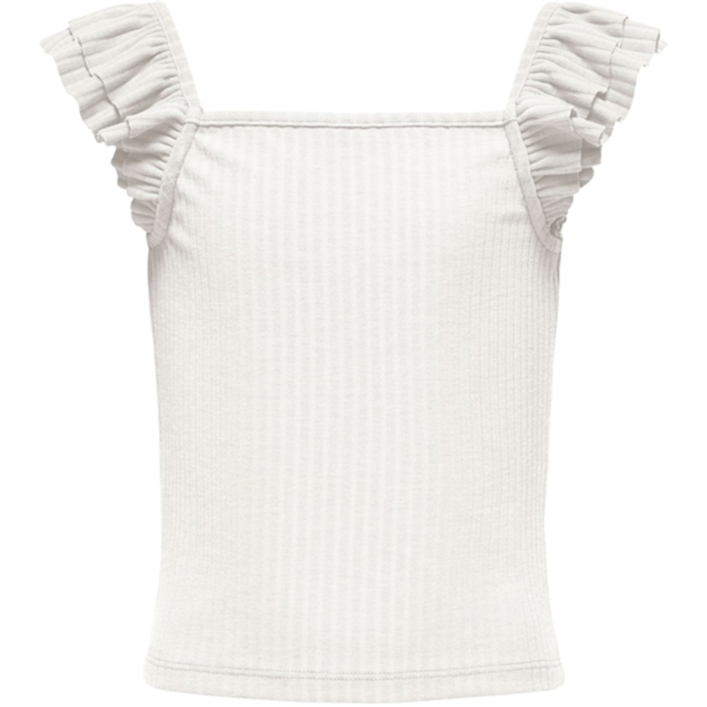 Kids ONLY Cloud Dancer Nella Frill Strap Top