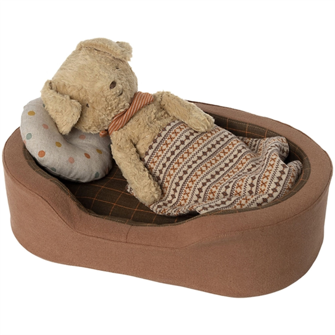 Maileg Dog Basket Brown