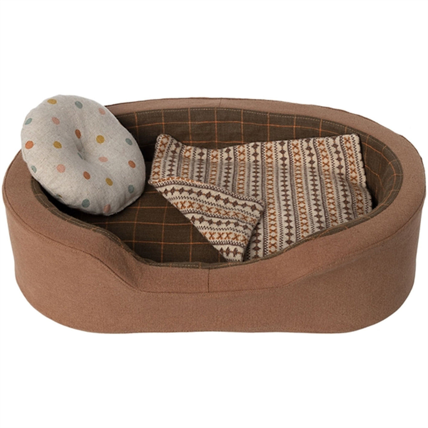 Maileg Dog Basket Brown