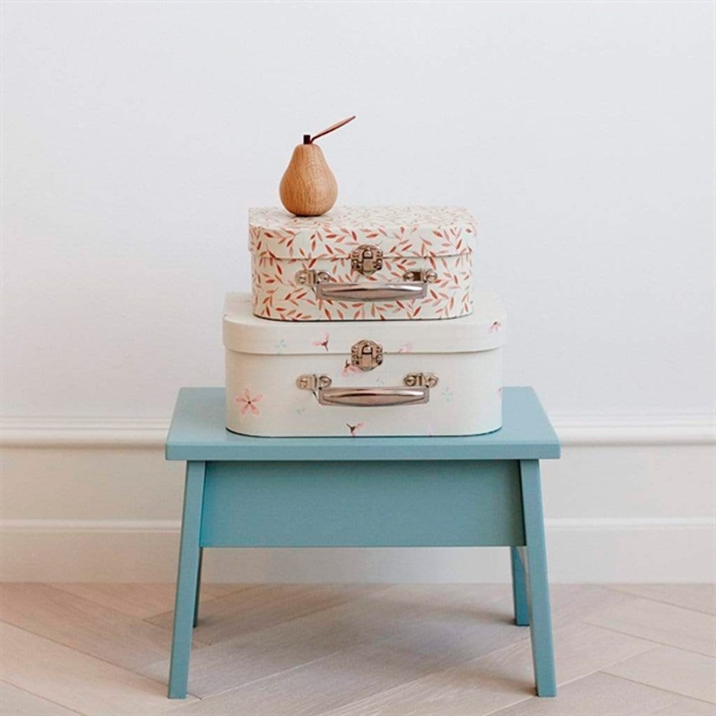 Cam Cam Copenhagen Suitcase 2-Pack Mix Windflower Creme/Caramel Leaves 2