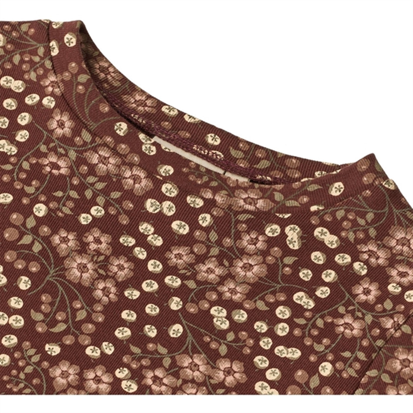 Wheat Aubergine Berries Jersey Dress Sessa