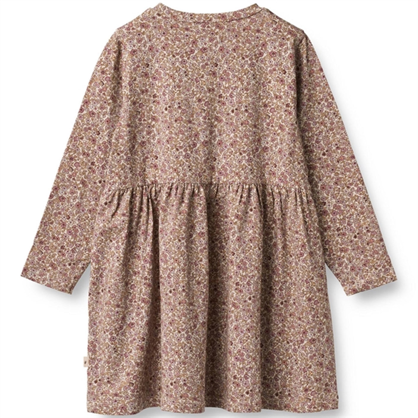 Wheat Grey Rose Flowers Sessa Jersey Dress
