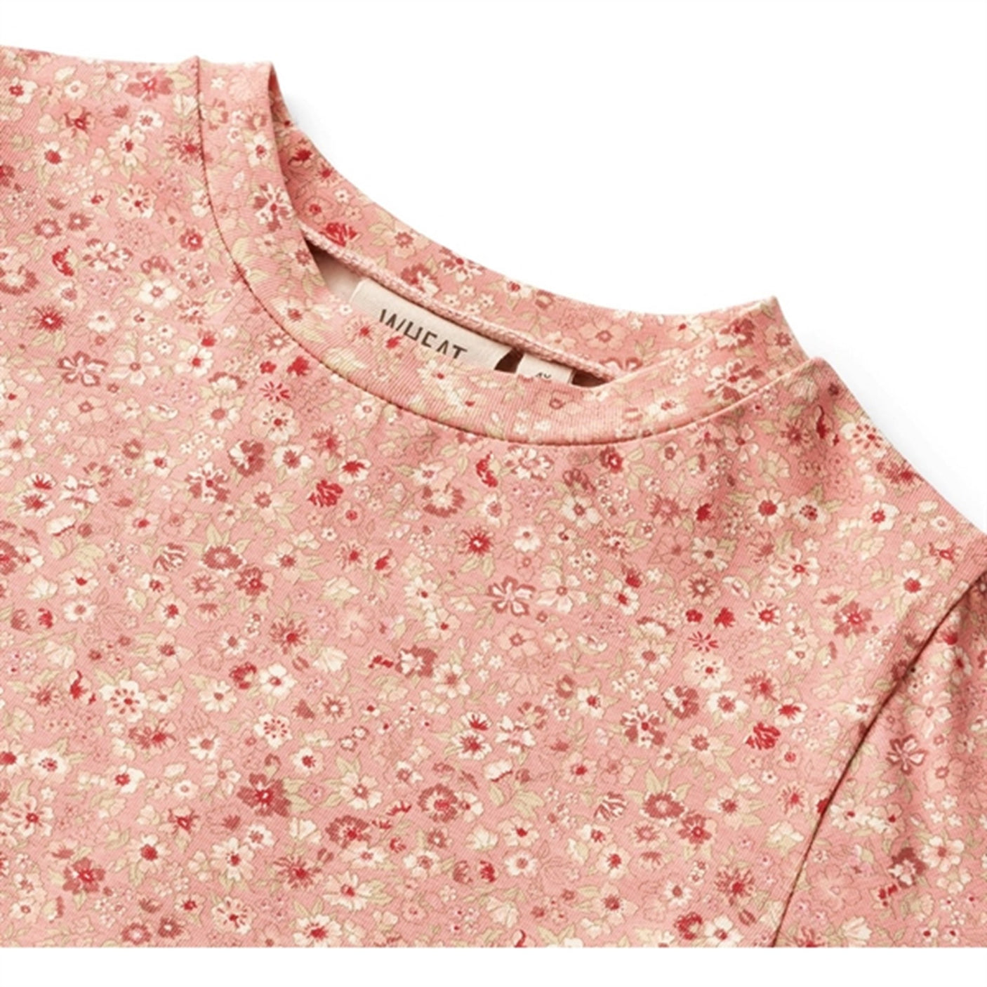 Wheat Rosette Flowers Jersey Dress Sessa