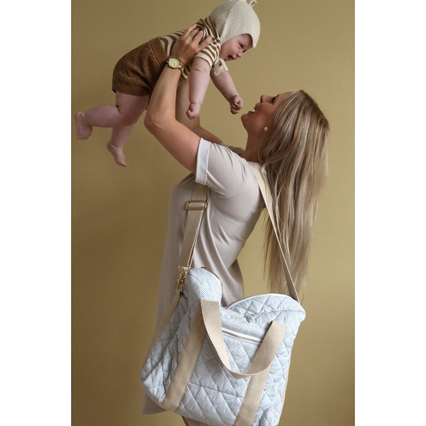 Cam Cam Copenhagen Changing Bag Large Classic Stripes Blue 2