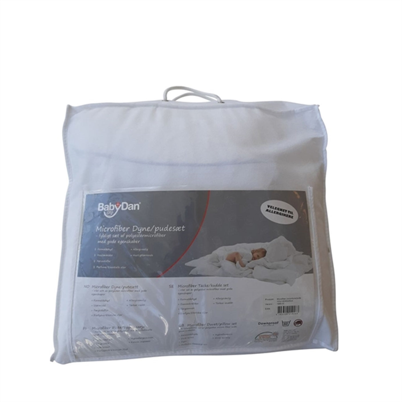 BabyDan Heart Microfiber Juniorduvet & Pillow DK 100x140/40x45cm