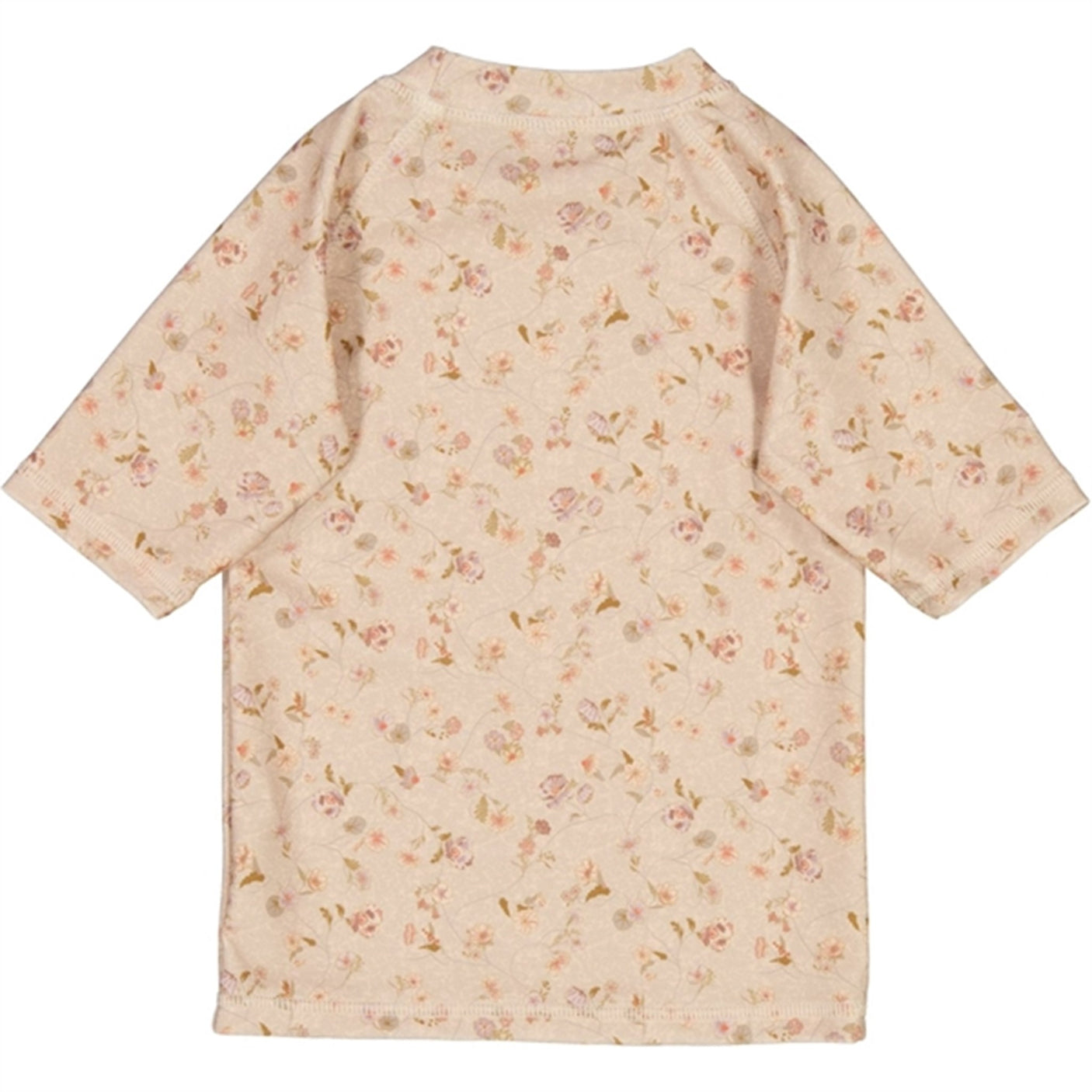 Wheat Purple Poppy Flowers Jackie Swim T-shirt