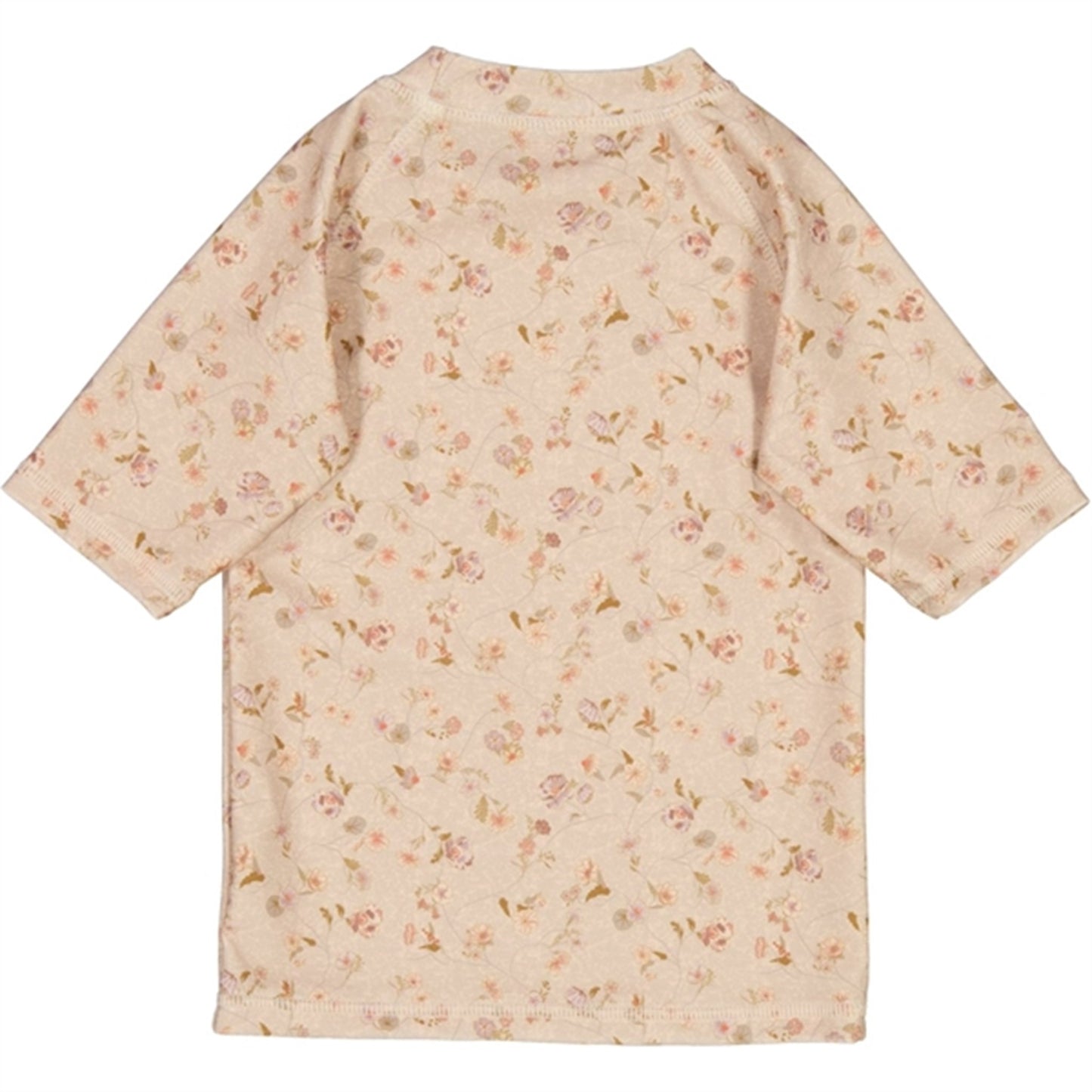 Wheat Purple Poppy Flowers Jackie Swim T-shirt